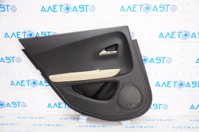 Door trim panel, rear left, Chevrolet Volt 11-15, black, armrest, beige