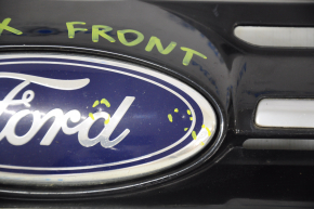 Grill grill Ford C-max MK2 13-18 with emblem, bumpers on emblem