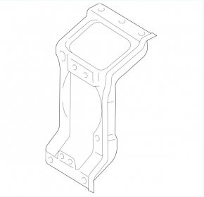Bonnet lock strip MERCEDES W211 E 02-09