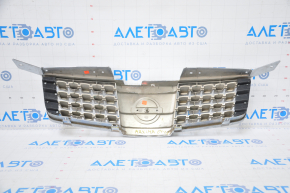 Radiator grill grill Nissan Maxima 04-06 peeled chrome, 2 lower fasteners broken, scratches