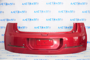 Rear bumper bare Chevrolet Volt 11-15 for parking sensors, red