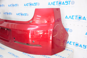 Rear bumper bare Chevrolet Volt 11-15 for parking sensors, red