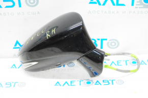 Side mirror right assembly Lexus ES300h ES350 13-15 14 pins, BSM, turn signal, black