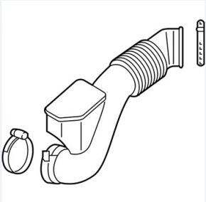 Air duct for the Kia Optima 16-20 manifold