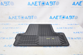 Carpet interior rear left Chevrolet Volt 11-15 rubber black