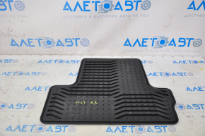 Carpet interior rear right Chevrolet Volt 11-15 rubber black