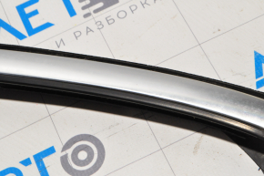 Upper front right door molding with seal Chevrolet Impala 14-20 clouded chrome