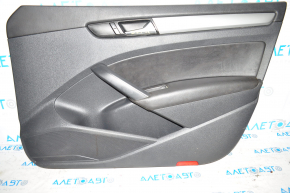 Door trim card front right VW Passat b7 12-15 USA black, broken fastener