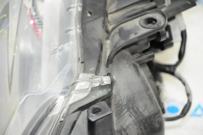 Front right headlight complete Lexus ES300h ES350 13-15 prerest xenon + LED DRL, broken fastener, for polishing