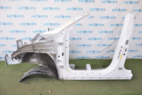 Front left quarter Hyundai Santa FE Sport 13-16 white, with central pillar, small bumps