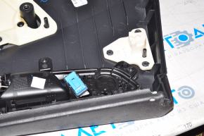 Door trim card rear left VW Passat b7 12-15 USA black with gray insert fastener defect, scratch