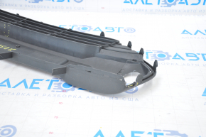 Radiator grille Ford Transit Connect MK2 13-18 black no lower part, tears, cracks, broken fasteners, dented