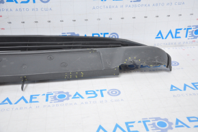 Radiator grille Ford Transit Connect MK2 13-18 black no lower part, tears, cracks, broken fasteners, dented