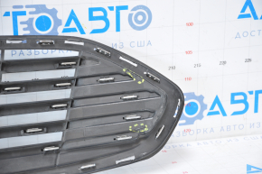 Radiator grille assembly with frame Ford Fusion mk5 13-16 fasteners torn off, frame fasteners broken, dented, chips, tear