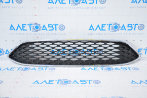 Ford Focus mk3 15-18 radiator grille rest chrome frame, chrome break, mount torn off