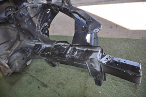 Front left quarter Chevrolet Volt 16 - black with central pillar, bent side member, bumps
