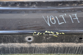 Front left quarter Chevrolet Volt 16 - black with central pillar, bent side member, bumps