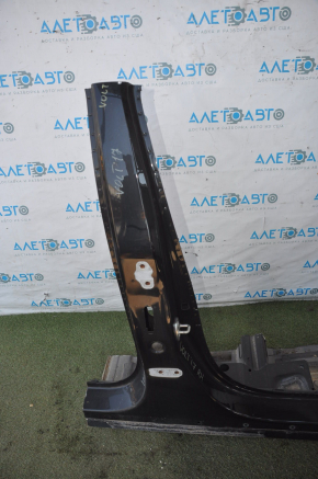 Front right quarter Chevrolet Volt 16 - black with central pillar sawn off side member, dented