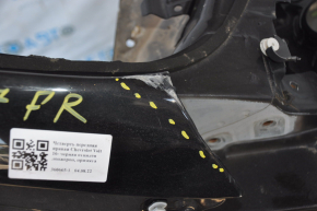 Front right quarter Chevrolet Volt 16 - black with central pillar sawn off side member, dented