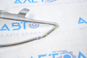 Left radiator grille frame Lincoln MKZ 13-16 chrome broken