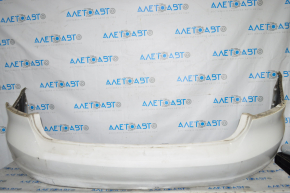 Rear bumper bare VW Passat b7 12-15 USA white, torn, painted