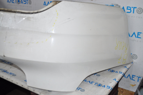 Rear bumper bare VW Passat b7 12-15 USA white, torn, painted