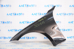 Front left wing BMW 3 F30 12-18 black 475, butt