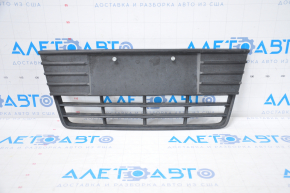 Front bumper grille central Ford Focus mk3 11-14 prerest matt dented, broken fasteners, tears