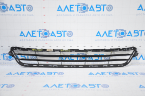 Ford Fusion mk5 13-16 front bumper lower grille, gloss, grille cracks