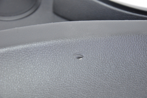 Door trim card front right BMW 3 F30 12-18 black with gray overlay, with backlight, scratches