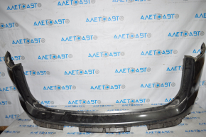 Rear bumper bare Ford Edge 15-18 pre-rest without parking sensors graphite