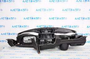 Torpedo front panel with AIRBAG BMW 3 F30 12-18 4d black with gray overlay