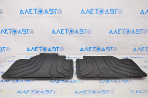 Set of floor mats for BMW 3 F30 12-18 rubber black