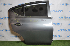 Door assembly rear right Nissan Versa 15-19 usa rest, graphite KAD