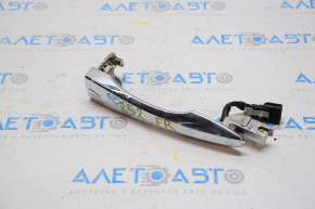 Nissan Pathfinder 13-20 keyless outer front right door handle, chrome