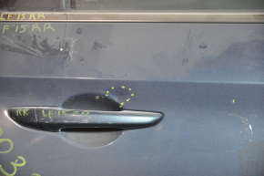 Door assembly rear right Hyundai Sonata 15-19 blue X8 butt near the handle