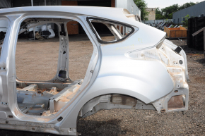 Quarter wing rear left Ford Focus mk3 11-18 5d silver UX on the body