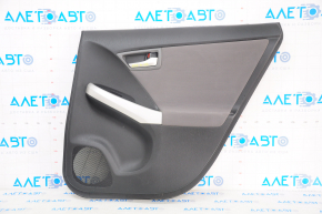 Door trim card rear right Toyota Prius 30 10-15 black, gray fabric insert, scratch