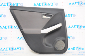 Door trim card rear left Toyota Prius 30 10-15 black, gray fabric insert