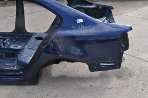 Quarter wing rear left VW Jetta 11-18 USA blue, on body, bump