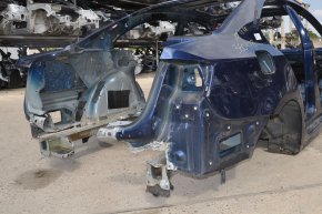 Quarter wing rear right VW Jetta 11-18 USA blue, on body, bumps