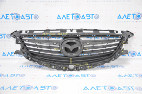 Radiator grill grill Mazda 6 13-17 bare, cracks, broken fasteners, tears