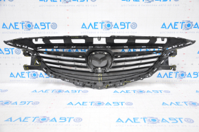 Radiator grill grill Mazda 6 13-17 bare, cracks, broken fasteners, tears
