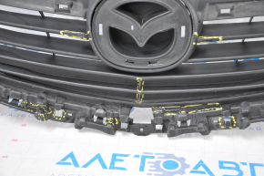 Radiator grill grill Mazda 6 13-17 bare, cracks, broken fasteners, tears