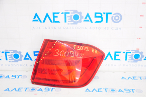 Light outer wing right BMW 3 F30 12-15 crack and chip on glass