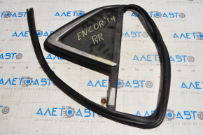 Door glass triangle with seal rear right Buick Encore 13-19