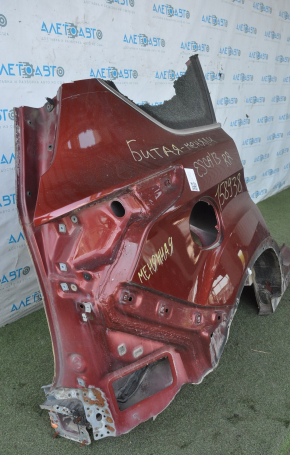 Quarter wing rear right Ford Escape MK3 13-19 red, changed panel