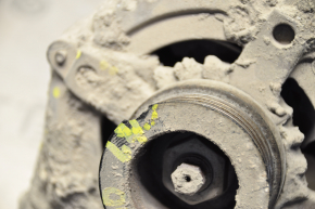 Generator Fiat 500 12-17 in concrete, pulley hit