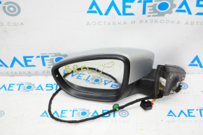 Left side mirror complete VW Passat b8 16-19 USA 5 pins, scratches