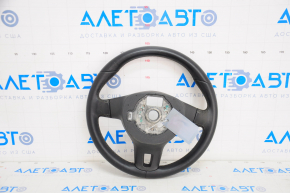 Naked steering wheel VW Jetta 11-14 USA leather black, worn leather